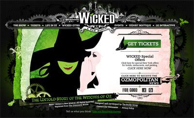 Wicked A New Musical tickets event tickets