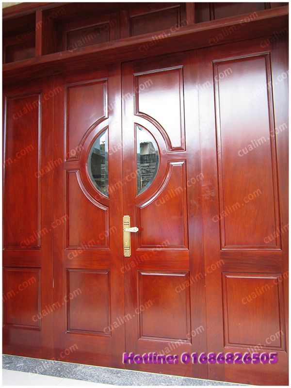 cửa 4 cánh - cửa gỗ lim nam phi