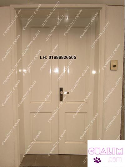 cửa lim sơn trắng