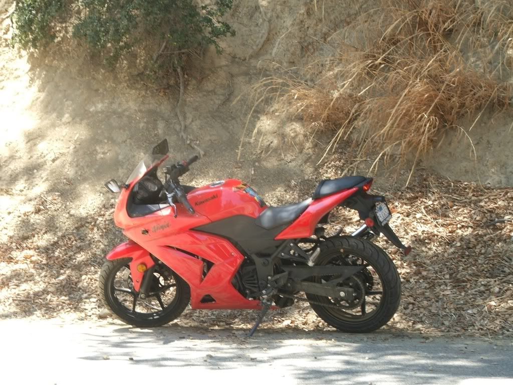 Finally fixed 'er up after low siding. Kawasaki Motorcycle Forums