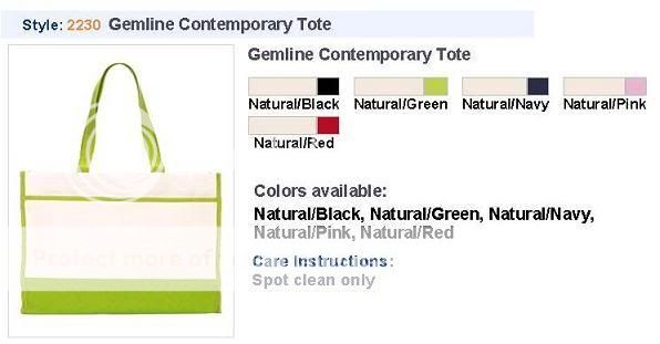 GEMLINE CONTEMPORARY TOTE BAG   Price Apparel  