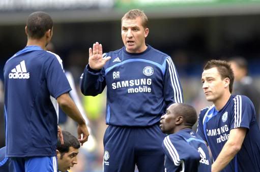 Rodgers during his spell at Chelsea