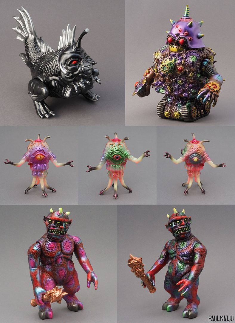 Paul Kaiju unleashes a whole flurry of custom painted figures ...