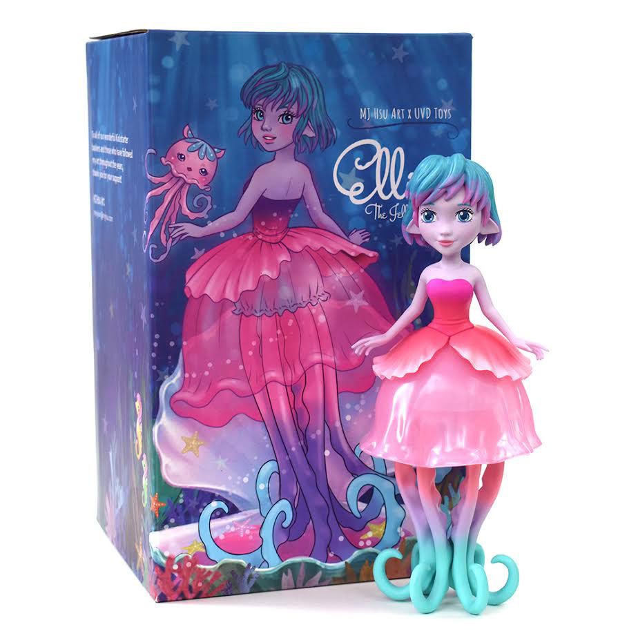 Cute, UVD Toys, MJ Hsu, SpankyStokes, Vinyl Toys, Ellie the Jellyfish Princess OG Release from MJ Hsu and UVD Toys