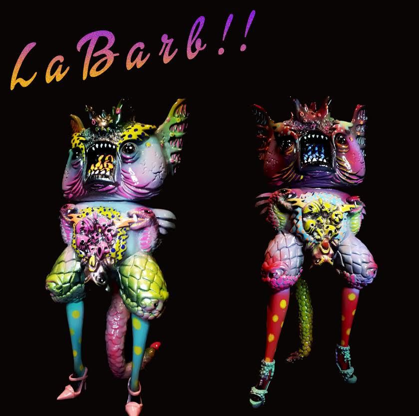 Naomi Knaff, Resin, Designer Toy (Art Toy), SpankyStokes, Custom, Naomi Knaff's "LaBarb" release announced