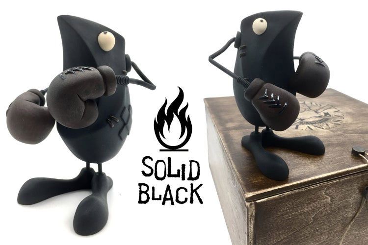 Duca Silvano, Designer Toy (Art Toy), Resin, Limited Edition, Italy, SpankyStokes, Oliver The Jawbreaker - ed. Solid Black from Duca Silvano