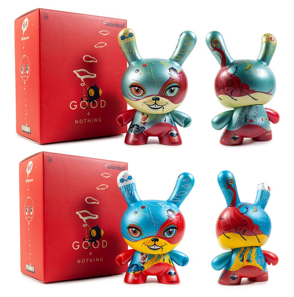 SpankyStokes, Dunny, Vinyl Toys, 64 Colors, KidRobot, Artist, Limited Edition, Kidrobot x 64 Colors - Good 4 Nothing 8" Dunny Art Figures