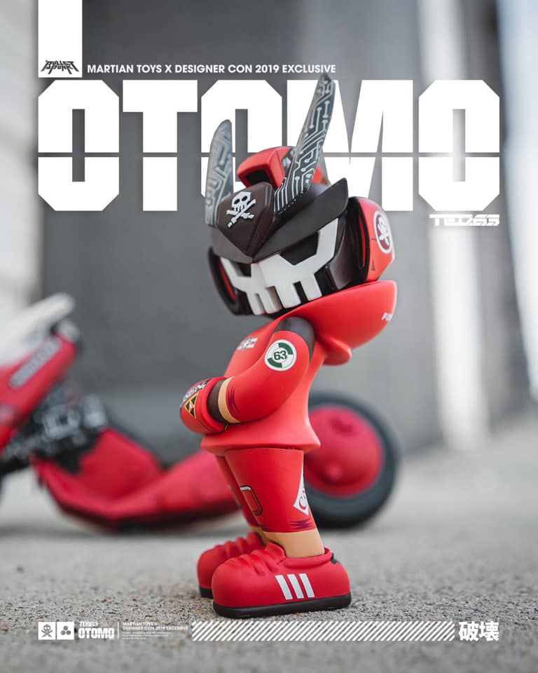 Martian Toys, Quiccs, Vinyl Toys, Designer Con (DCon), Dcon 2019, SpankyStokes, Anime, Quiccs x Martian Toys - OTOMO TEQ63 to debut at Dcon 2019