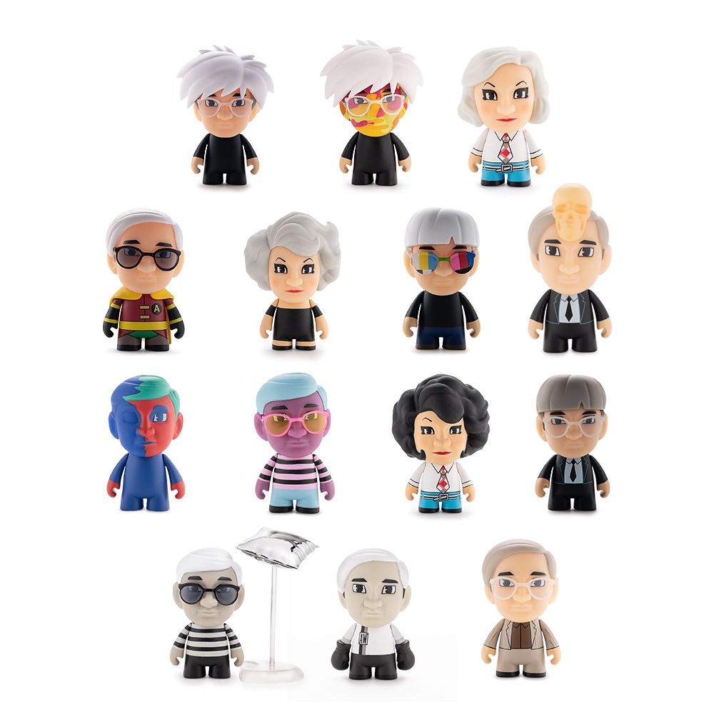 Andy Warhol, SpankyStokes, Art, Artist, Pop Culture, Blind Box, KidRobot, Mini Figures, The Many Faces of Andy Warhol Vinyl Mini Figure Series by Kidrobot