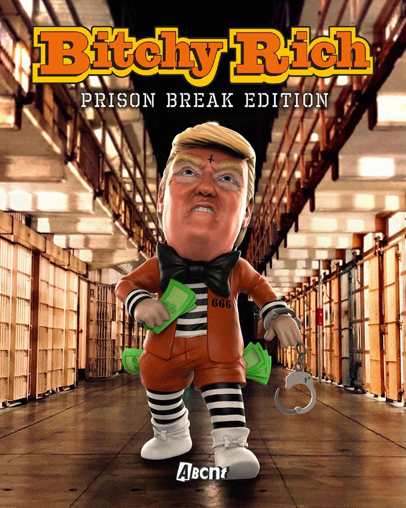 Mighty Jaxx, Vinyl Toys, ABCNT, SpankyStokes, Mighty Jaxx presents: Bitchy Rich (Prison Break Edition) by ABCNT