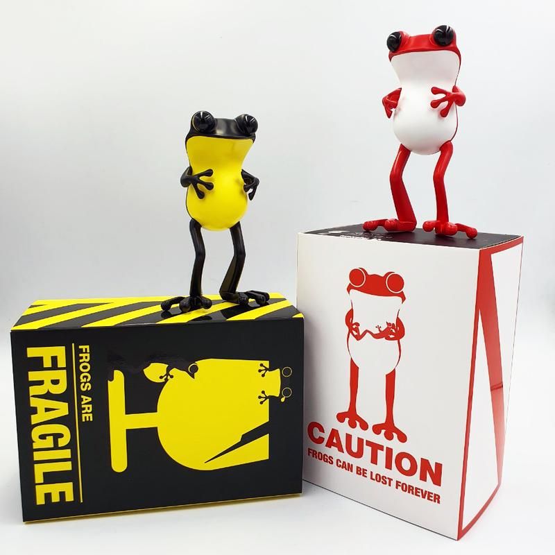 twelvedot, Frog, SpankyStokes, Vinyl Toys, Strangecat Toys, [NEW APO FROGS] Caution & Fragile Set from twelveDot