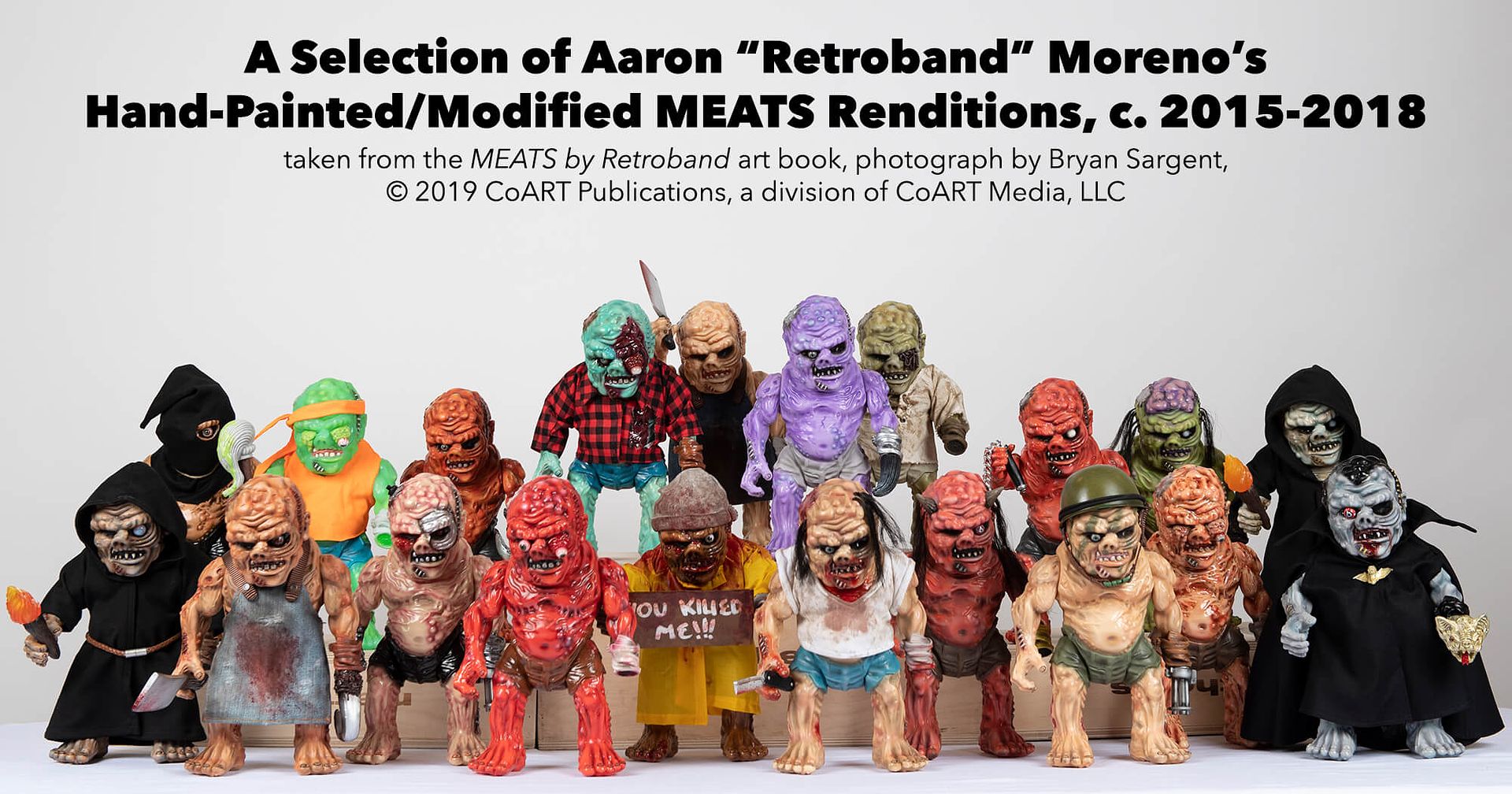 Retroband, SpankyStokes, Limited Edition, Book, New York, Bottleneck Gallery, CoART Magazine, Soft Vinyl, Vinyl Toys, Designer Toy (Art Toy), Retroband's "I can't stop the Monster I created" solo exhibition and new BOOK details