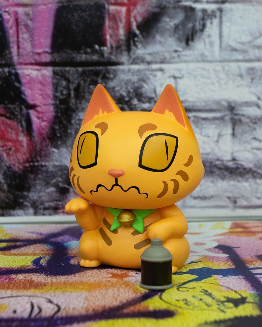 SpankyStokes, Clogtwo, cat, Limited Edition, Mighty Jaxx, Artist, Graffiti, Mighty Jaxx presents: Toshi Neko: Graff by Clogtwo