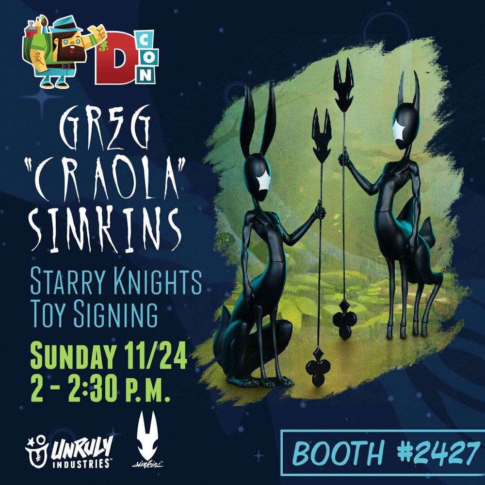 Greg “Craola” Simkins, Unruly Industries, Vinyl toys, Dcon 2019, Designer Con (DCon), SpankyStokes, UNRULY x Craola - 'Starry Knights: Magi & Maret' set to release at Dcon 2019 Greg “Craola” Simkins, Unruly Industries, Vinyl toys, Dcon 2019, Designer Con (DCon), SpankyStokes, UNRULY x Craola - 'Starry Knights: Magi & Maret' set to release at Dcon 2019