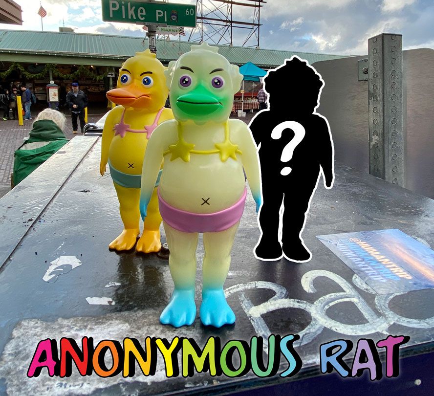 Anonymous Rat, SpankyStokes, Contest, Limited Edition, Vinyl Toys, Anonymous Rat's Wild Duck Man Giveaway