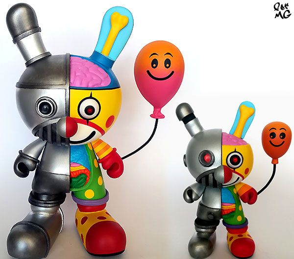 FER MG, Custom Dunny, SpankyStokes, Spain, Bobby The Clown Bot Custom Dunny from FER MG