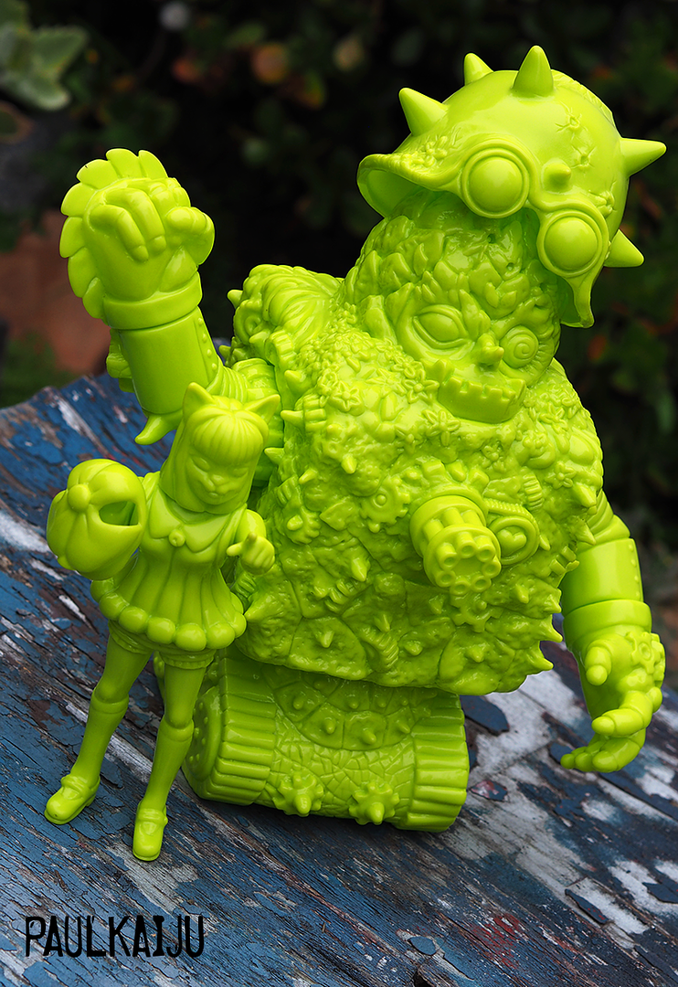 Paul Kaiju, Lottery, SpankyStokes, Soft Vinyl, Designer Toy (Art Toy), Neo Kaiju, Paul Kaiju's Green Glob Nekomei & Gobo King set raffle