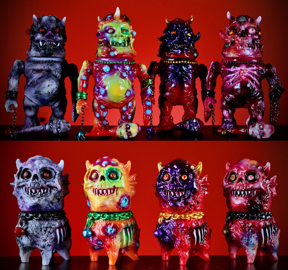 DSKI One, Lulubell, Kaiju, SpankyStokes, Sofubi, Lottery, The Apoc4lypse new from the Devil's Kaiju and Lulubell Toys... lottery