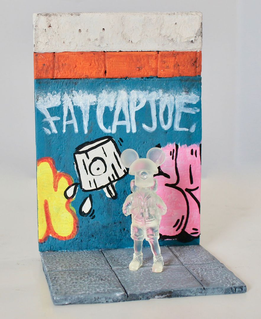 Resin, Designer Toy (Art Toy), SpankyStokes, Pop Culture, Mickey Mouse, Clear, FatCap, Now SOLD OUT, the awesome GHOST OF FATCAPJOE from Rocco The Great