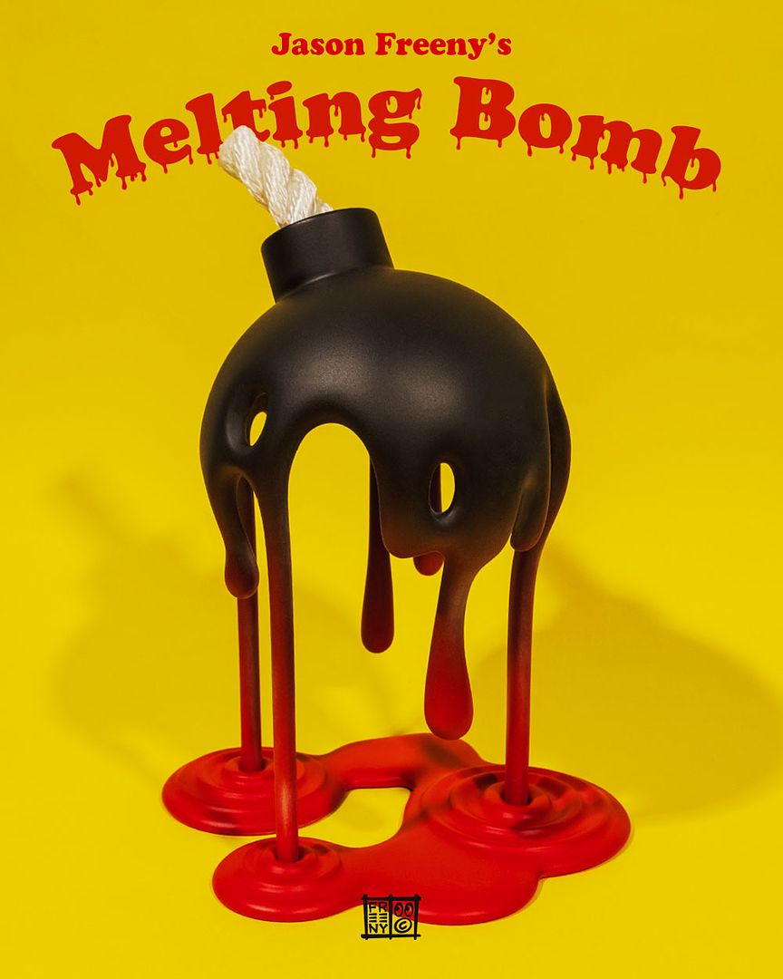 Mighty Jaxx, Jason Freeny, SpankyStokes, Polystone, Designer Toy (Art Toy), Mighty Jaxx presents: Melting Bomb by Jason Freeny