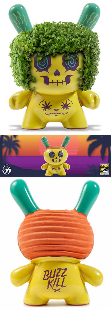 KRONK, SDCC, Dunny, KidRobot, Limited Edition, Artist, San Diego, SDCC 2019, Kidrobot Buzzkill Chia Pet Dunny by Kronk... SDCC exclusive debut
