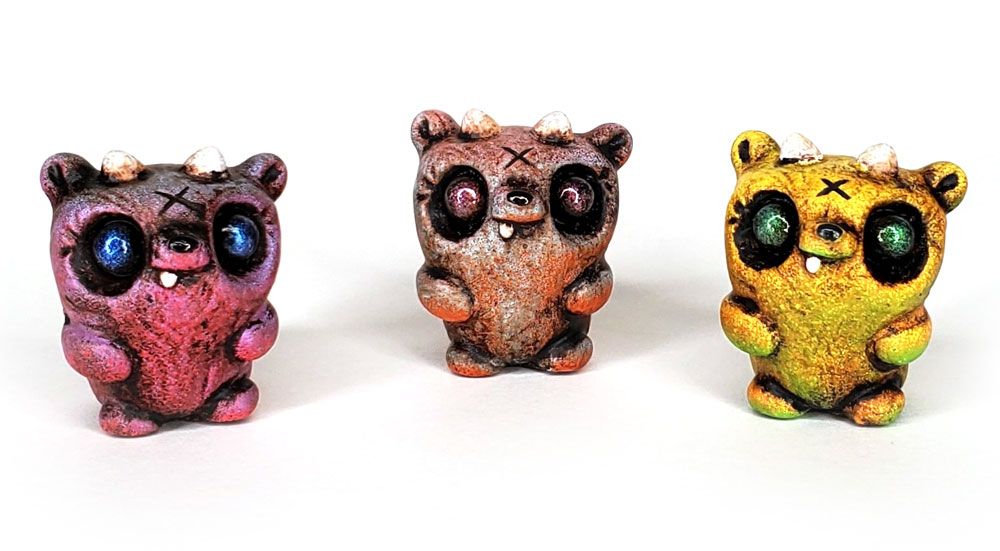 Big C Art, Owl, Monster, Creatures, Resin, Designer Toy (Art Toy), SpankyStokes, Big C x Owlberry Lane - Dingo Monster mini resin figure release