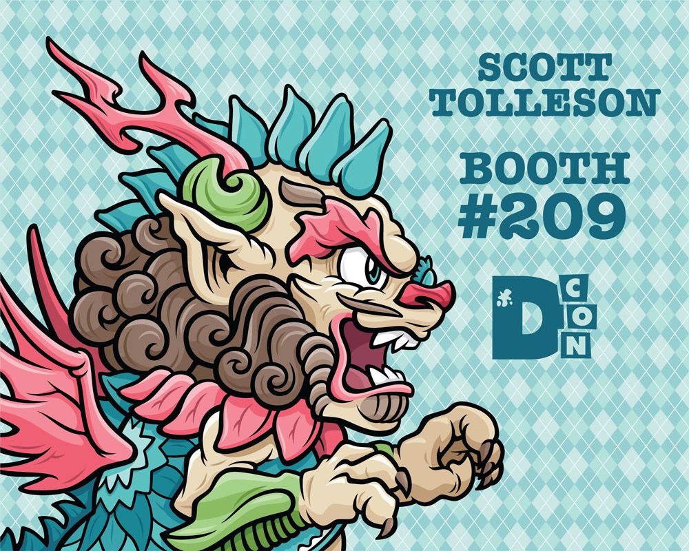 Scott Tolleson, Resin, Designer Toy (Art Toy), Dunny, KidRobot, pin, Limited Edition, Dcon 2019, Designer Con (DCon), Scott Tolleson loads up for Dcon 2019