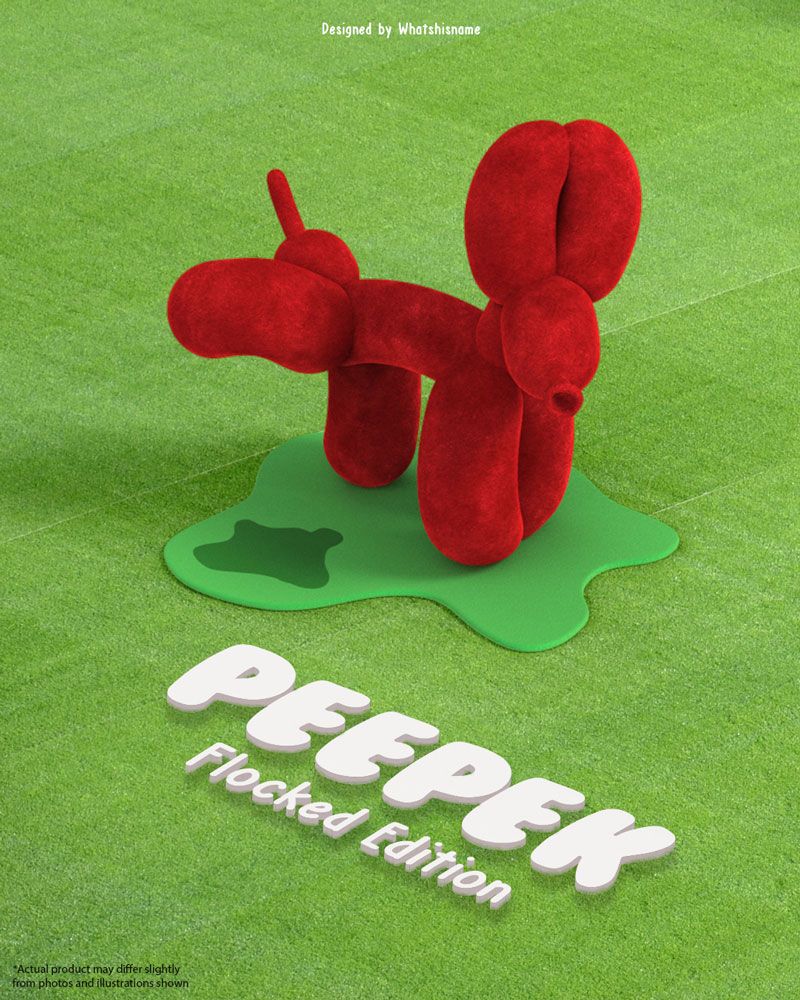 Mighty Jaxx, SpankyStokes, Flocked, Whatshisname, Dog, Mighty Jaxx presents: PEEpek (Flocked Edition) by Whatshisname Mighty Jaxx, SpankyStokes, Flocked, Whatshisname, Dog, Mighty Jaxx presents: PEEpek (Flocked Edition) by Whatshisname