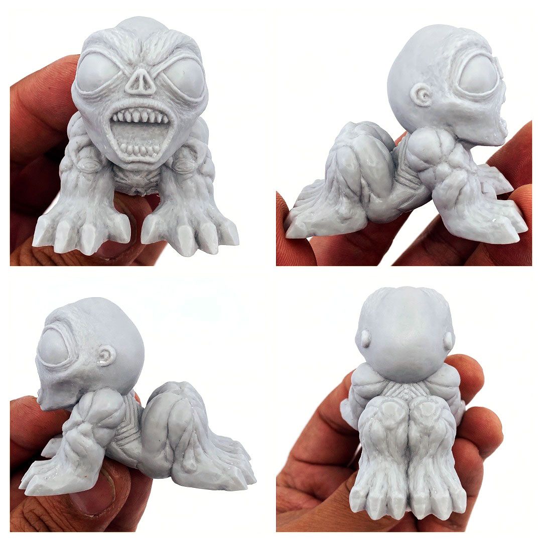 Deadly Delivery, Zectron, Retroband, Monster, Limited Edition, Resin, Keshi, Mini Figures, SpankyStokes, The Skin Walker from Deadly Delivery release announced