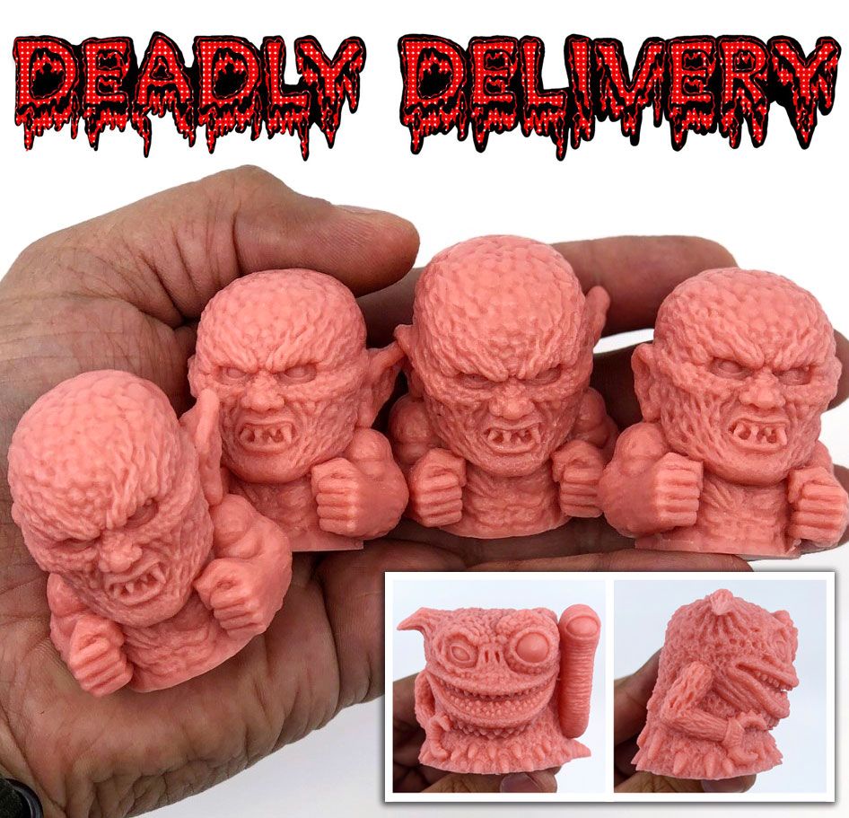 Deadly Delivery, Keshi, Monster, SpankyStokes, Limited Edition, Artist, Zectron, Deadly Delivery Double Feature... "The Hungry Beast" & "Son Of Satan"! 