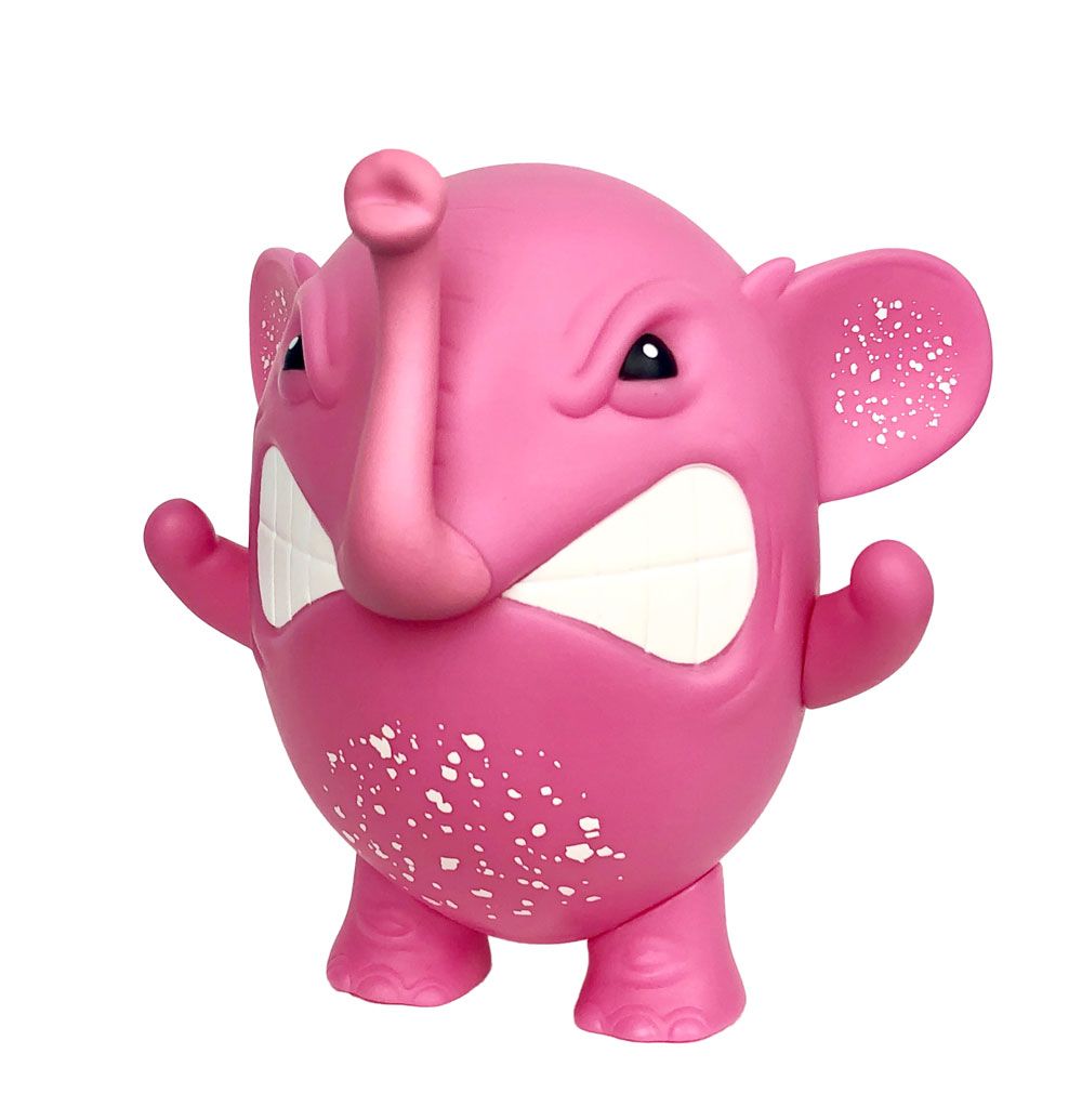AngelOnce, UVD Toys, SpankyStokes, Limited Edition, Artist, Vinyl Toys, Pre-Order, Angel Once's Charlie The Angry Elephant Pre-Order starts NOW