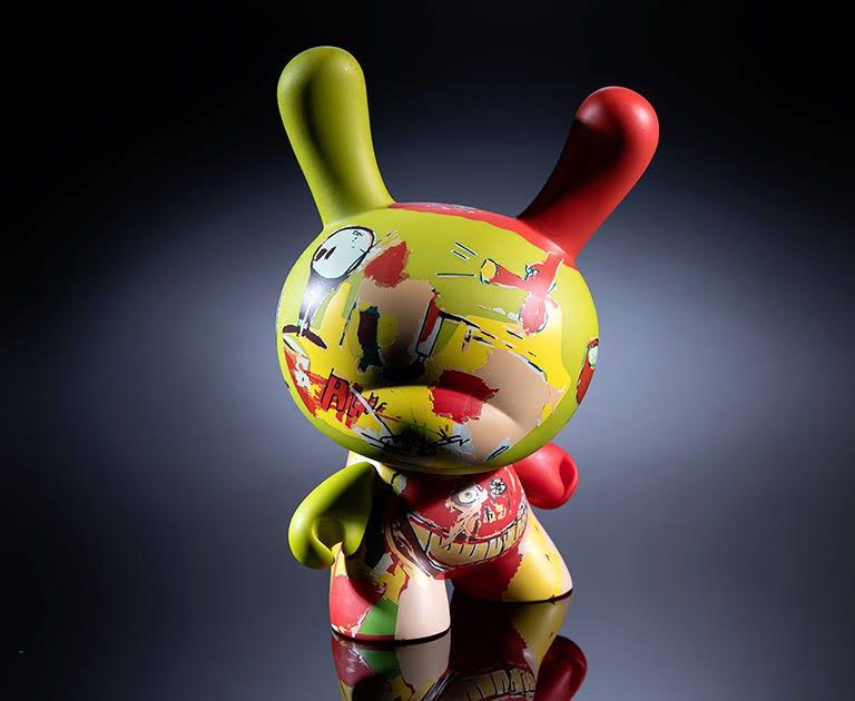 SpankyStokes, Preview, Review, Youtube, Pop Culture, fine art, Dunny, KidRobot, Limited Edition, Vinyl Toys, Designer Toy (Art Toy), Kidrobot Jean-Michael Basquiat Masterpiece 8” Dunny – Wine of Babylon - Unboxing and Review