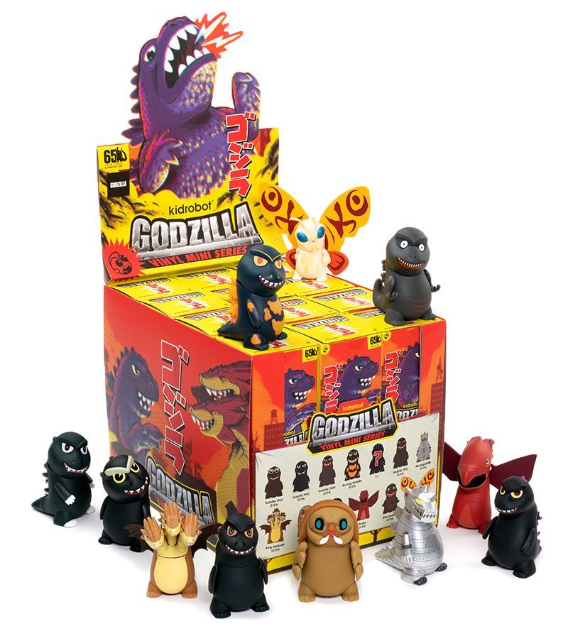 KidRobot, Kaiju, Monster, Vinyl Toys, Limited Edition, Pop Culture, SpankyStokes, Godzilla King of the Monsters Mini Figure Series by Kidrobot