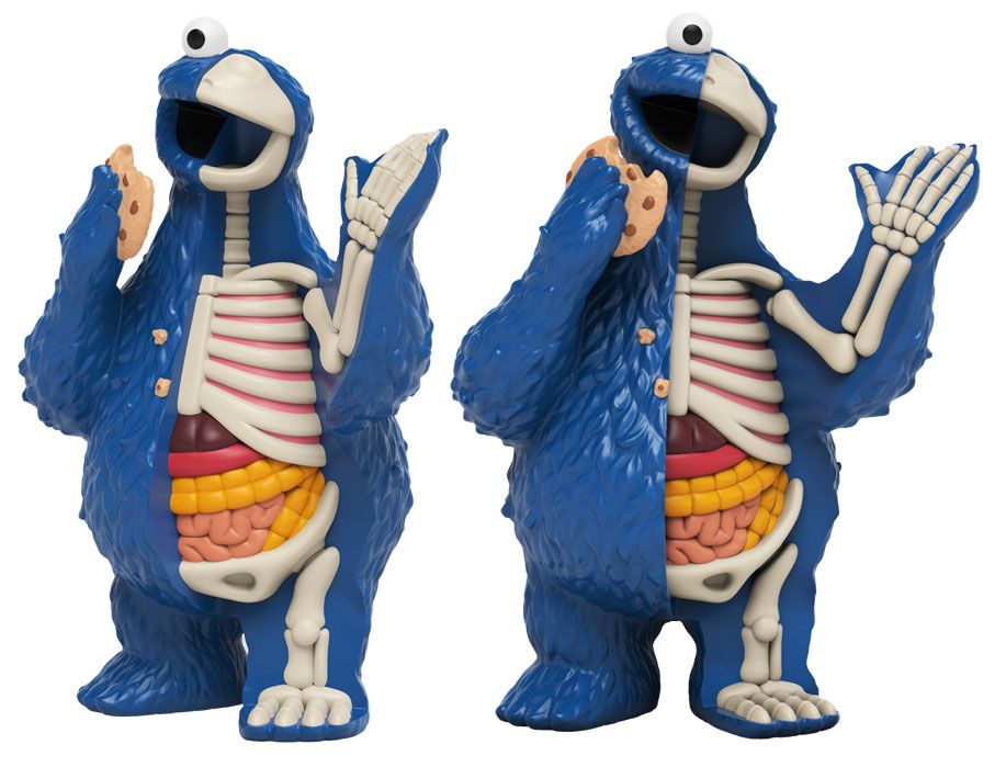 Mighty Jaxx, SpankyStokes, Vinyl Toys, Jason Freeny, Anatomy, "C" is for COOKIE and COOKIE is for me... XXRAY Plus Cookie Monster available now Sesame Street