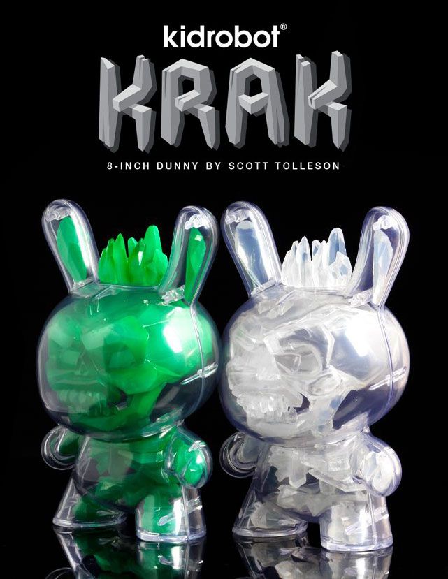 KidRobot, SpankyStokes, Scott Tolleson, Dunny, Vinyl Toys, A double dose of KRAK from Kidrobot and Scott Tolleson