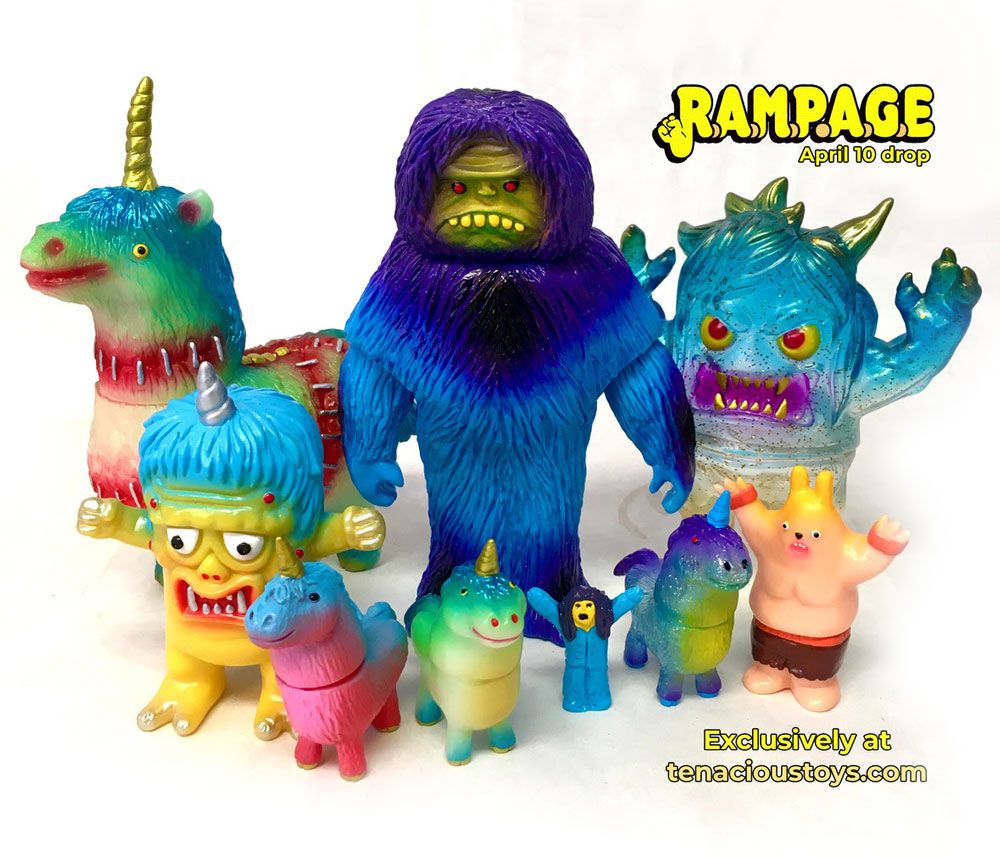 Rampage Toys, Tenacious Toys, SpankyStokes, Limited Edition, Sofubi, NEW Rampage Toys Sofubi Drop announced at Tenacious Toys