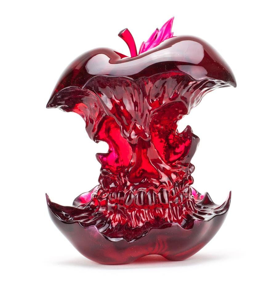 SpankyStokes, Clutter, Resin, Apple, Limited Edition, Designer Toy (Art Toy), Clutter presents: ROTTEN resin art multiple Candy Red edition by Djinn & Tonic