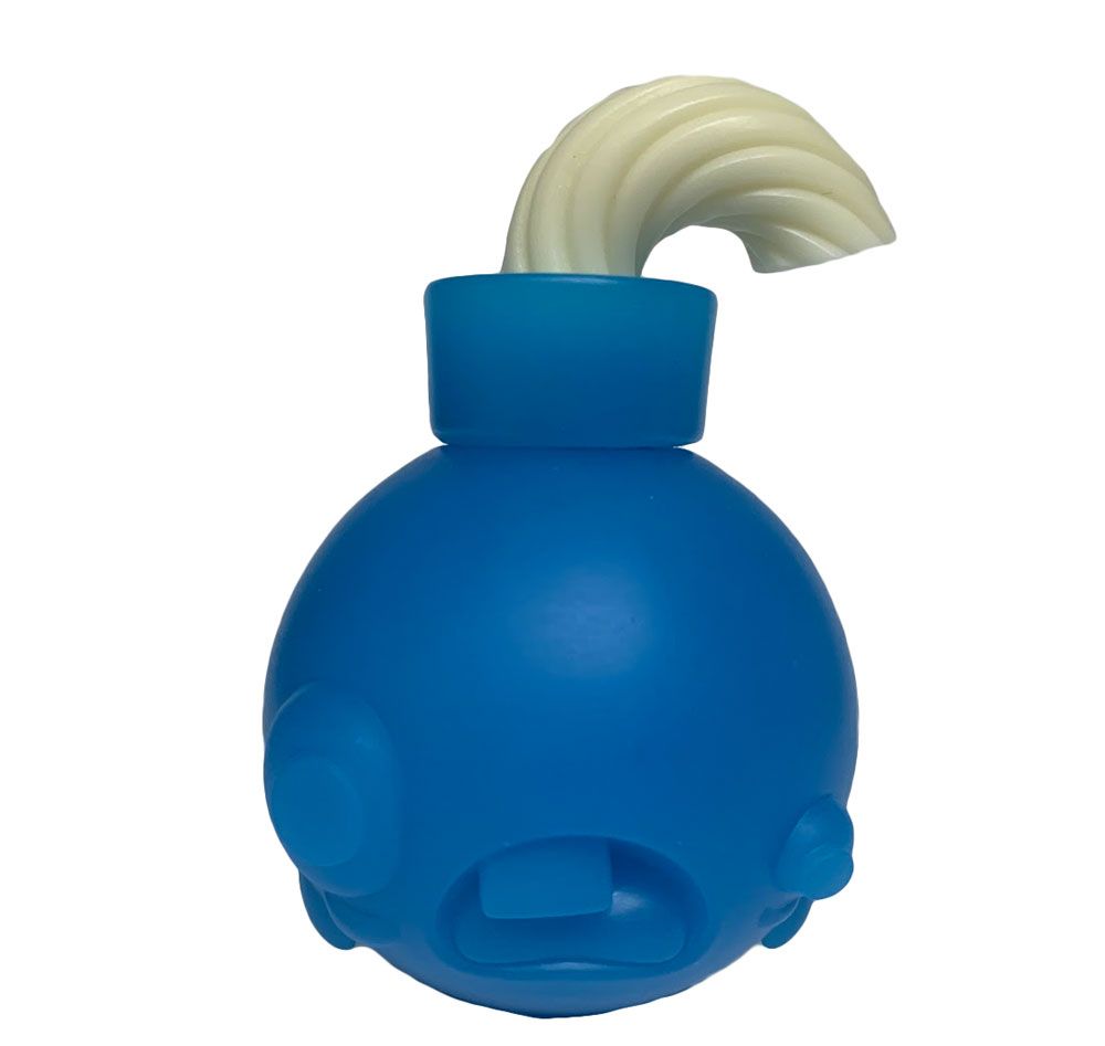 Tenacious Toys, Resin, Bomb, ResinRookie, Limited Edition, Exclusive, Glow-in-the-Dark (GID), Tenacious Toy exclusive "Not Very Smart Bomb" Blue GID by Resin Rookie