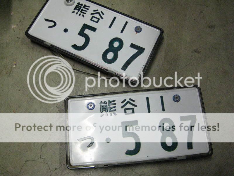 JDM Illuminated License Plate with Light Frame Page 2 HondaTech