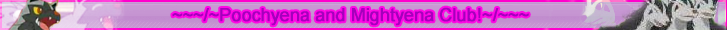 [PokeCommunity.com] ~~~/~Poochyena and Mightyena club!~~~/~