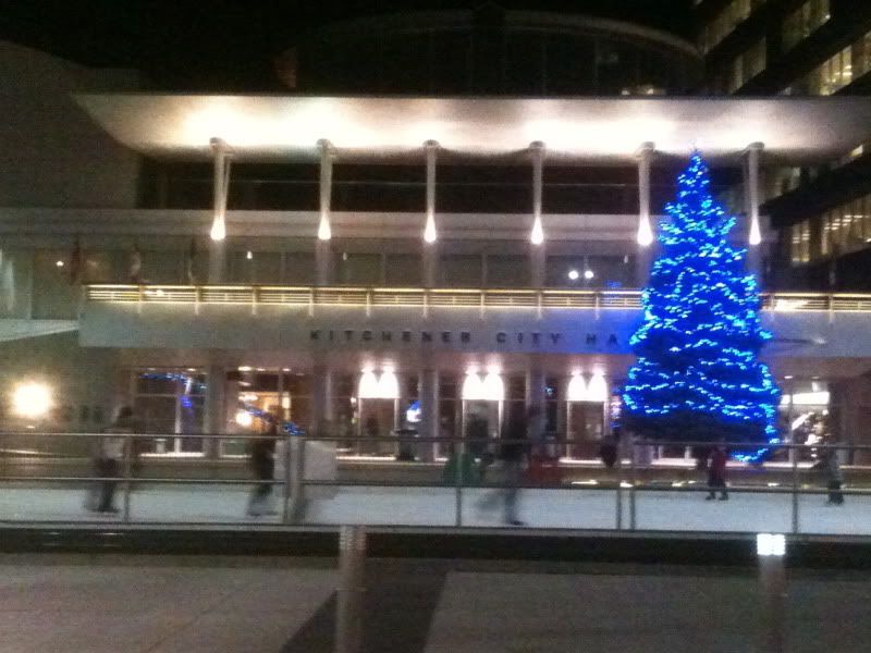 skating at kitchener city hall 