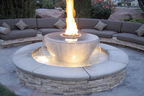 fire pit fountain