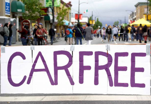 car-free sundays square to square