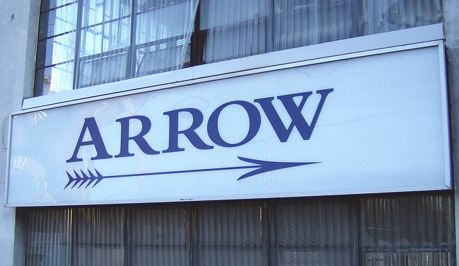 arrow sign