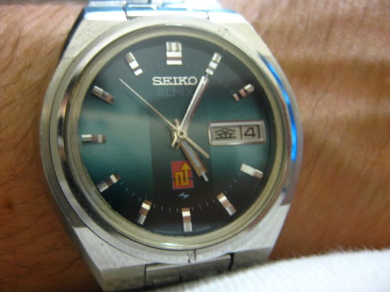 Seiko Elnix w/ the high grade Kanji 0703 28,800bph movement ...